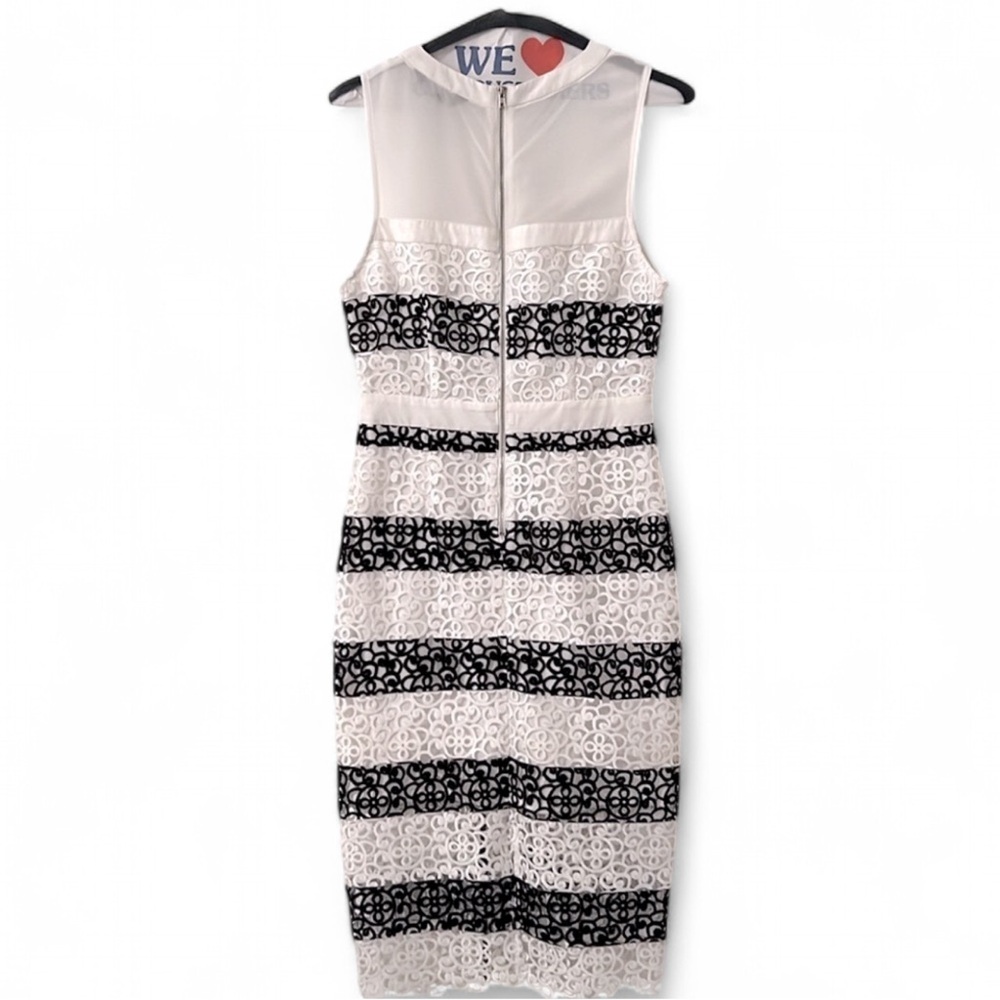 Elliatt Accolade Lace Dress Black White S - Picture 4 of 12